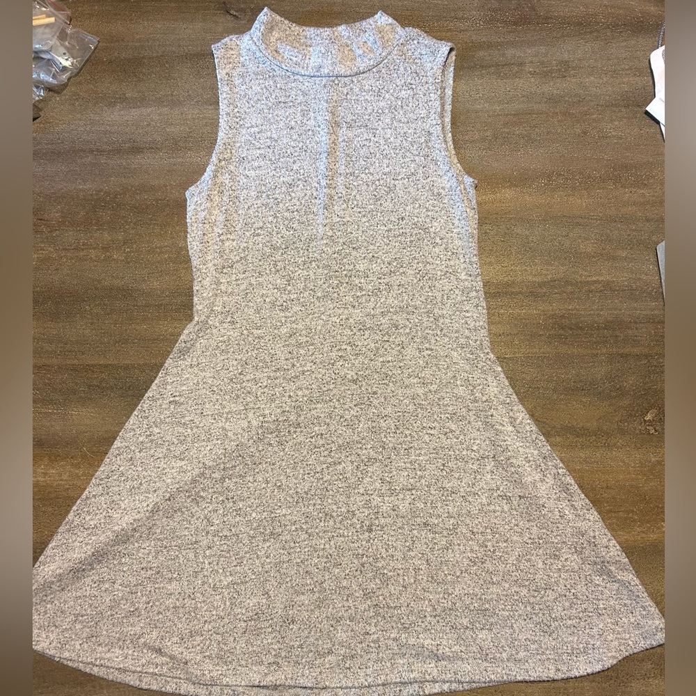Gray mini dress